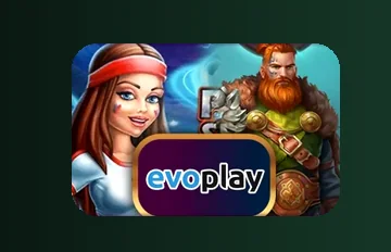 โลโก้ค่าย Evoplay ที่มีเกมให้เล่นในระบบ CK9